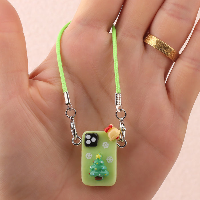 Wholesale Christmas lanyard doll keychain