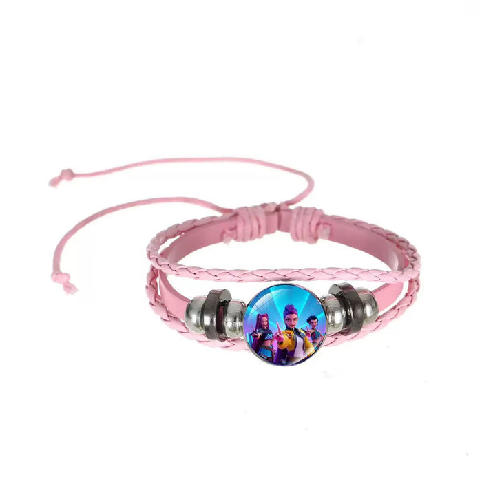 Wholesale K-POP Multi-layered Woven Beaded Bracelet