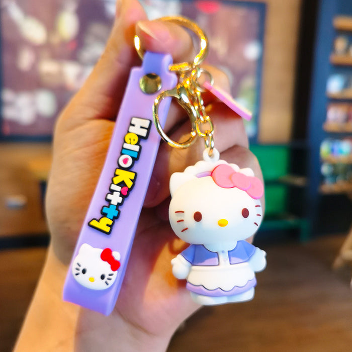 Wholesale Cartoon 3D Doll Rubber Keychain JDC-KC-Tingm045