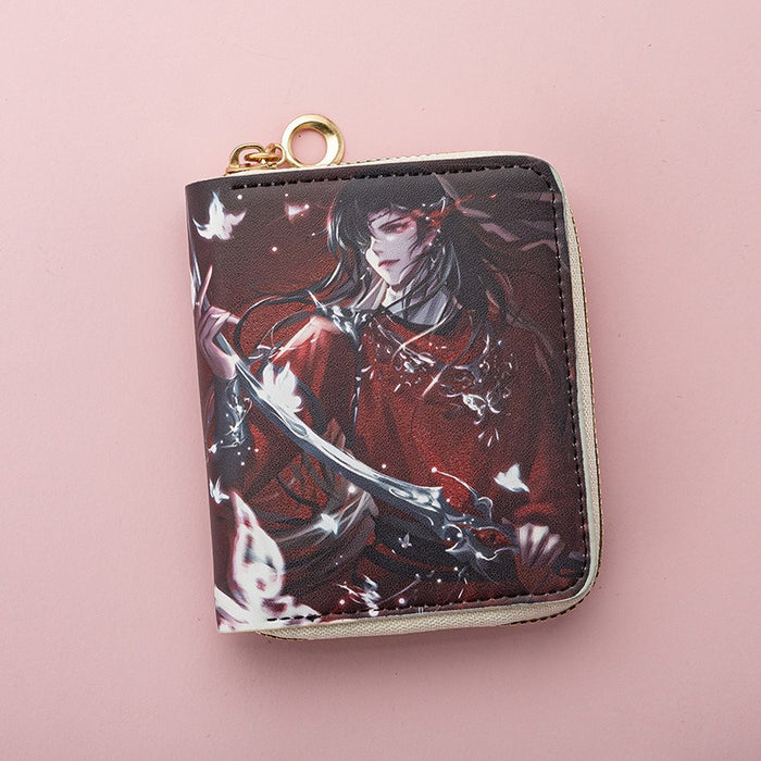 Wholesale Hot-selling Japanese Anime Short PU Wallet Teenagers Students Fashionable Simple Coin Purse Card Holder Wallet JDC-WT-QT008