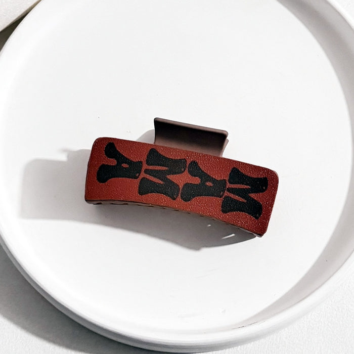 Wholesale Retro Hairpin Printed  GrabberHair Clips