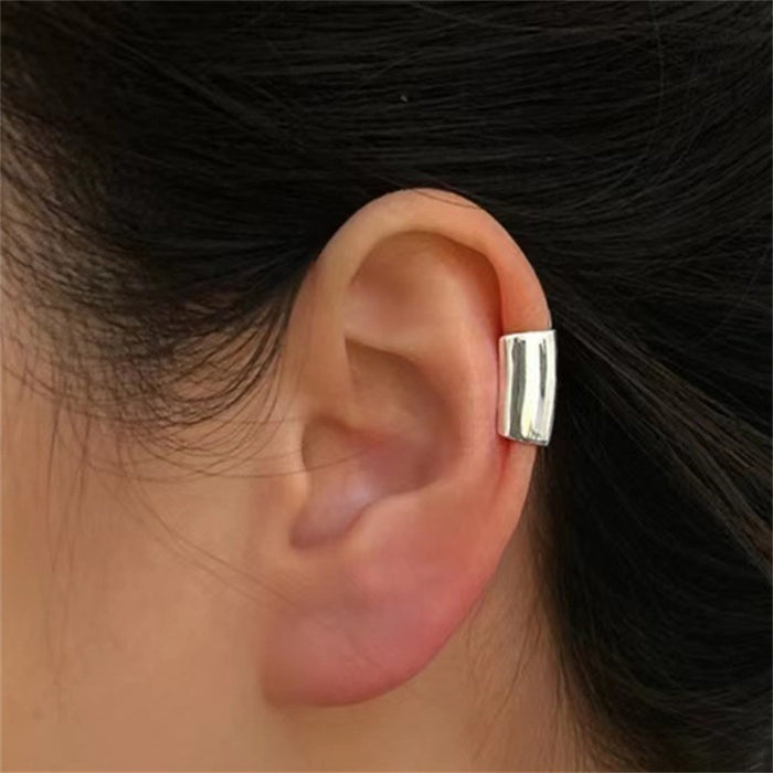 Wholesale Personalized ear clip, geometric ear hole free ear bone clip, simple and niche design, ear clip