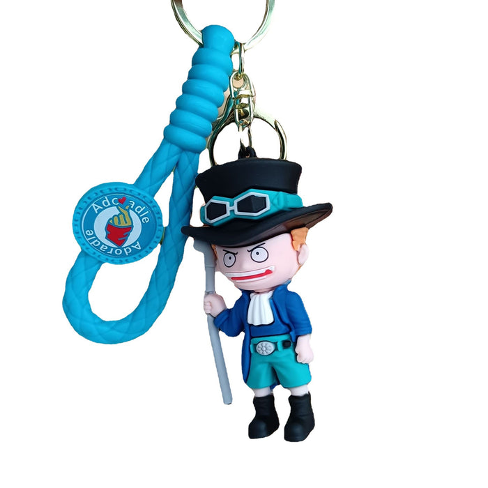 Wholesale Silicone Cartoon Doll Keychain JDC-KC-YiChang009