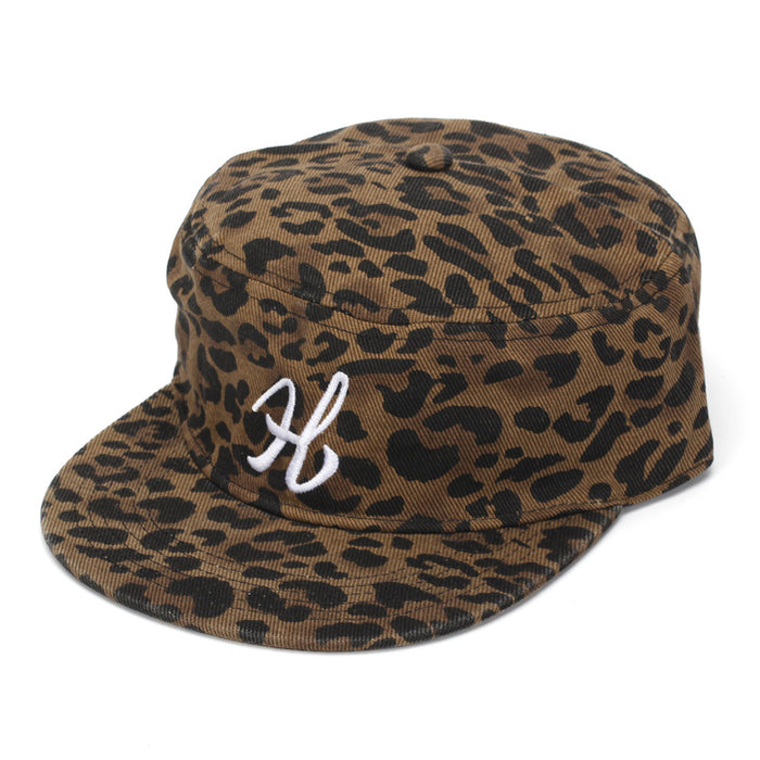 Wholesale Retro Houndstooth Leopard Print Embroidered Baseball Cap