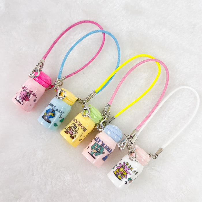 Wholesale Mini kettle thermos cup pendant simulation water cup accessories cute small bottle doll accessories