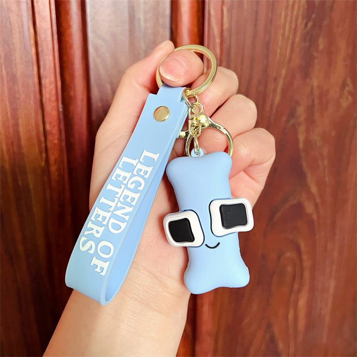 Wholesale Cartoon Silicone Doll Keychain JDC-KC-MingT035