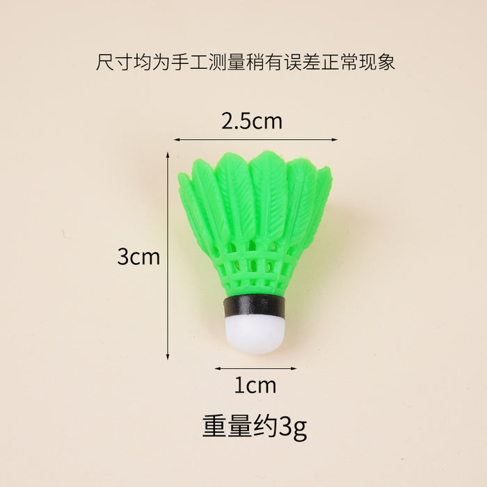 Wholesale Badminton Keychain Pendant PVC Sports DIY Accessory MOQ≥5