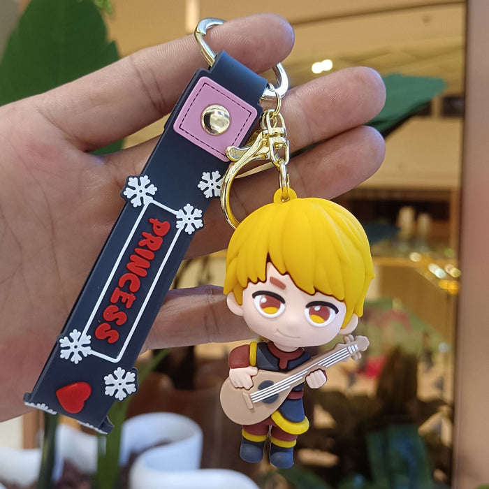 Wholesale PVC Cartoon Doll Keychain JDC-KC-KuangK013