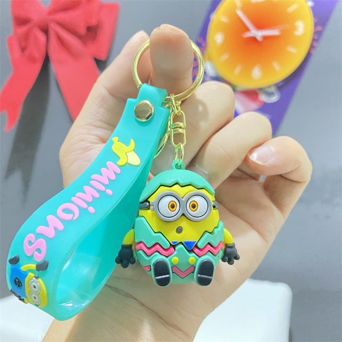 Wholesale PVC Cartoon Doll Keychain JDC-KC-WuYi057