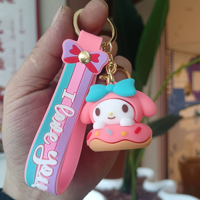 Wholesale Silicone Cartoon Doll Keychain JDC-KC-YiChang011