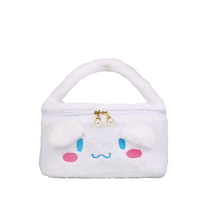 Wholesale Plush Cartoon Cosmetic Bag Travel Makeup Pouch for Students