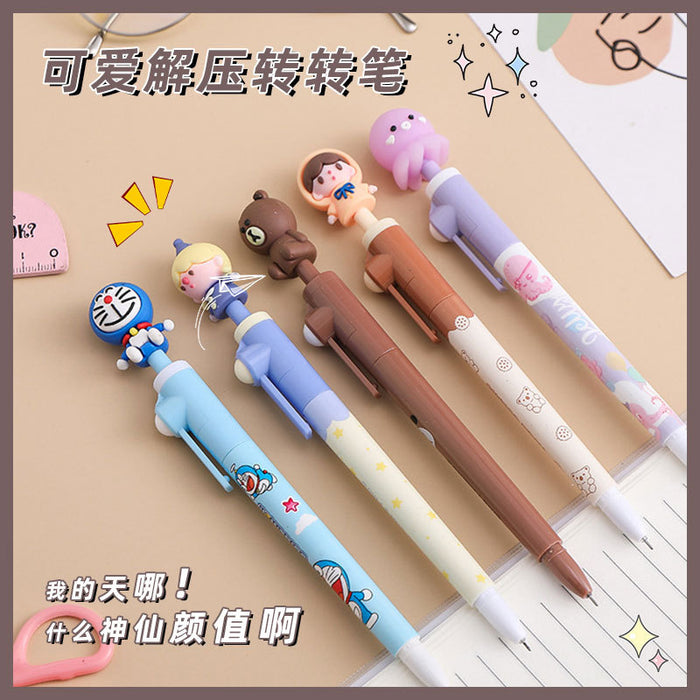 Wholesale 36pcs/ box Cartoon Pen for the Beginning of School Season,  Black Pen,  Student Stationery Supplies,  Gift Manufacturer