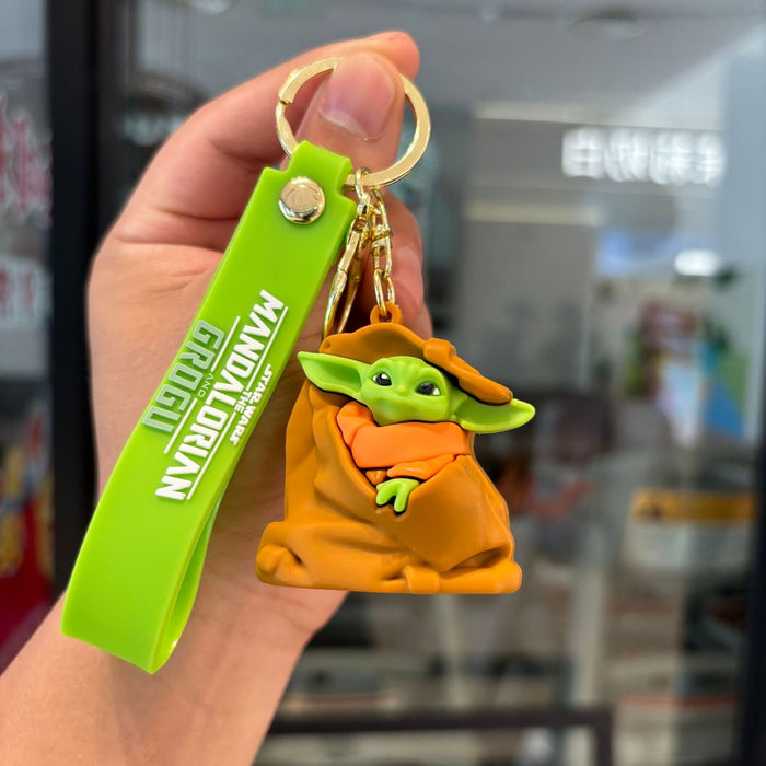 Wholesale 2PCS PVC Cartoon Keychain Pendant Boutique Accessory