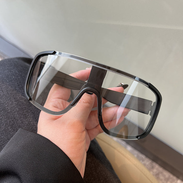 Wholesale Outdoor Night Cycling Glasses Sports Road Cycling Large Frame Windproof and Eye Protection Transparent Sunglasses