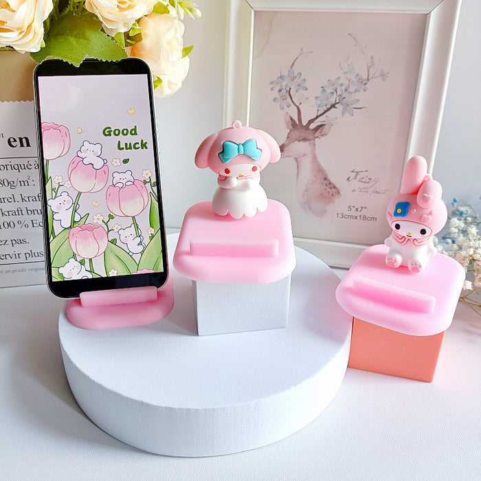 Wholesale PVC Cartoon Doll Mobile Phone Holder JDC-PS-MingT011