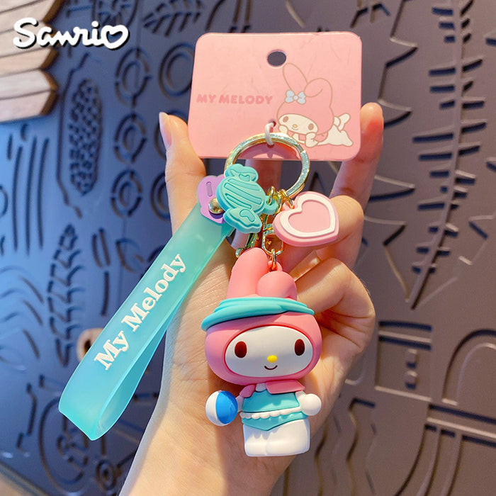 Wholesale Cartoon Doll Silicone Keychain (S) JDC-KC-BaiM079