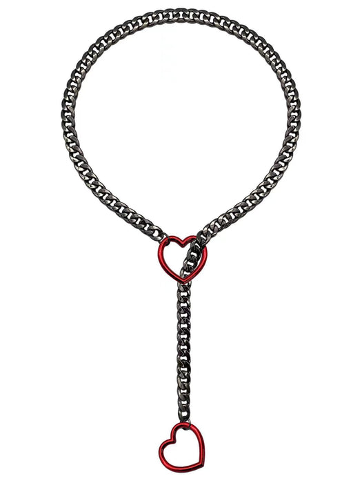 Wholesale Cuban Chain Personalized Love Pendant Fashion Lasso Adjustable Love Necklace
