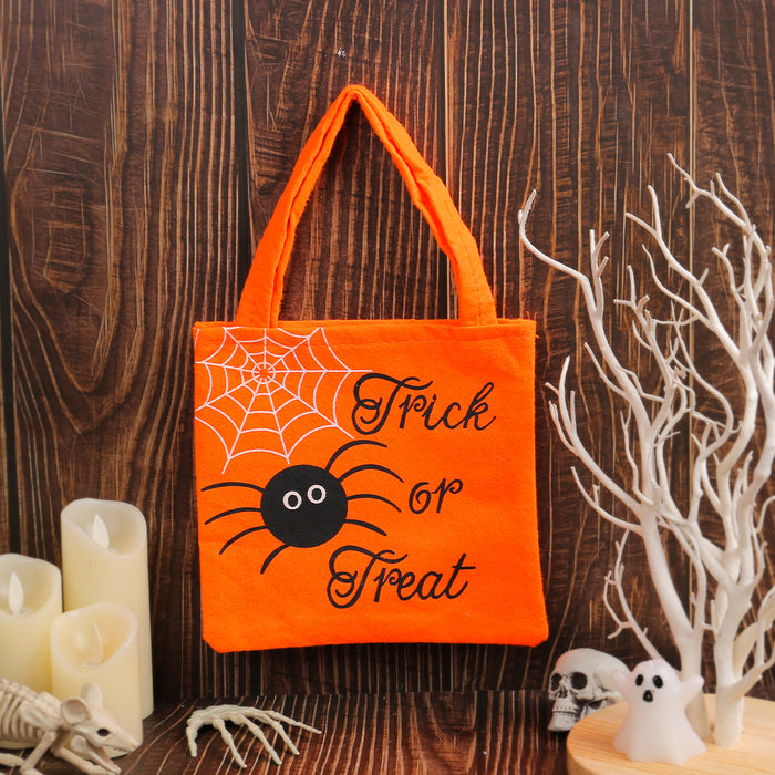 Wholesale  Pumpkin Candy Tote Bag Witch Ghost Festival Shopping Mall Kindergarten Cookie Gift Bag  Decoration