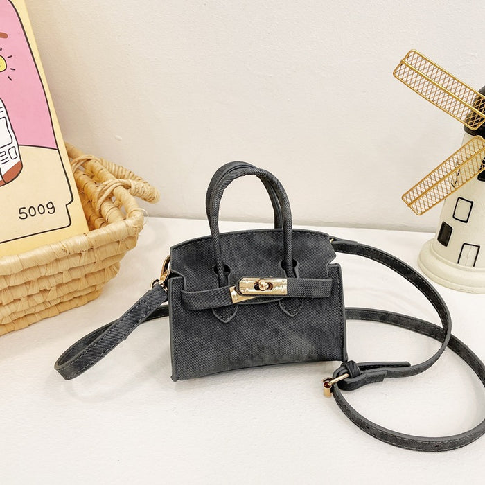 Wholesale New retro denim mini stylish parent-child crossbody bag accessory coin purse for children