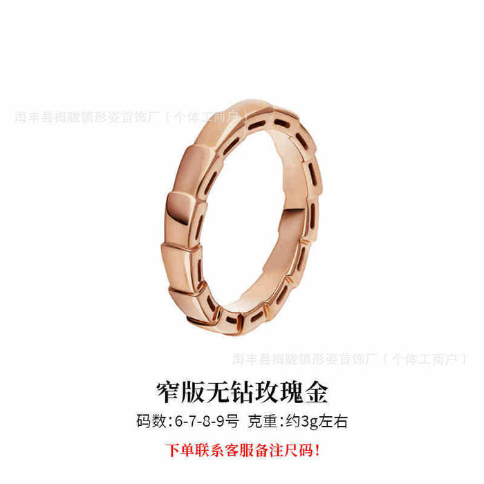 Wholesale Ring niche design, high-end feel, diamond inlay, light luxury