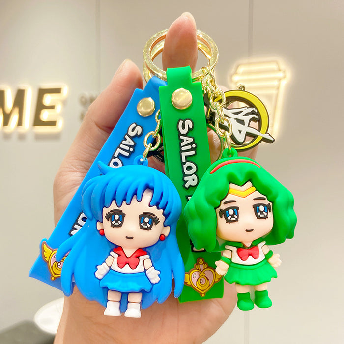 Wholesale PVC Cute Cartoon Keychain JDC-KC-RunX008