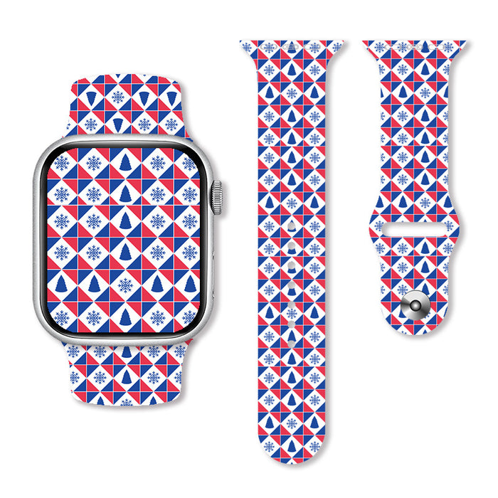 Wholesale Printed Silicone Watch Strap JDC-WD-NuoQi019