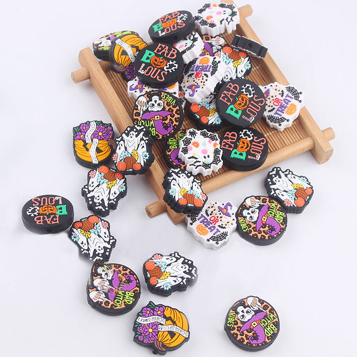 Wholesale Halloween Silicone Cartoon Focal Beads JDC-BDS-JZC010