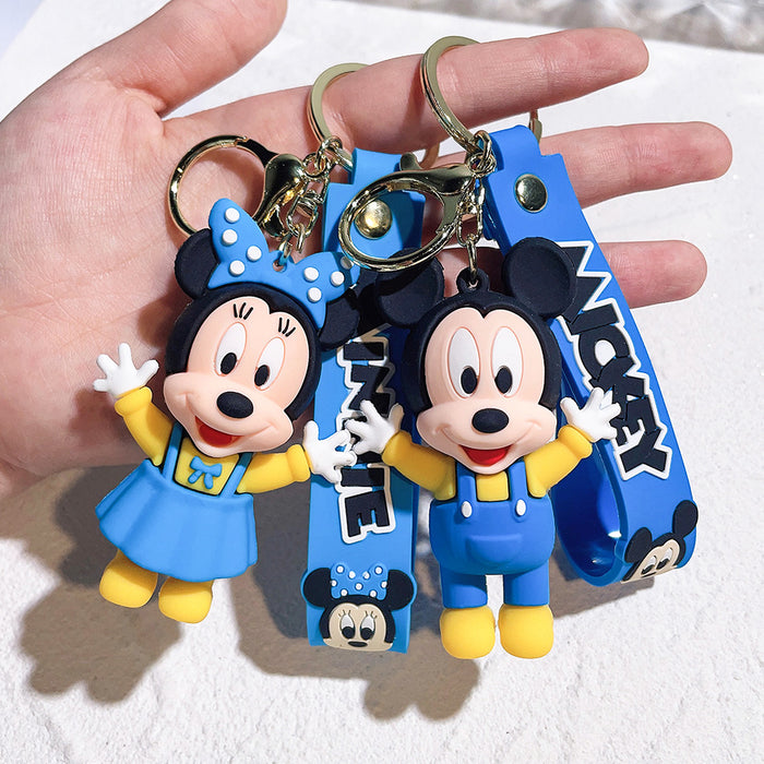 Wholesale Christmas Cartoon Anime Silicone Keychain JDC-KC-Qiwei034