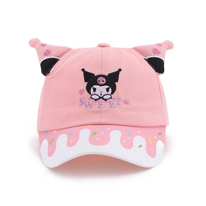 Wholesale Children's Hat Sunscreen and Sunshade Baby Duck Tongue Hat Cute Cartoon Baseball Hat
