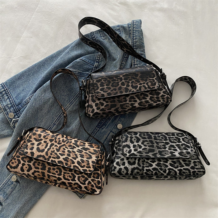 Wholesale Leopard Print Women's One Shoulder Crossbody Underarm Bag JDC-SD-HT017