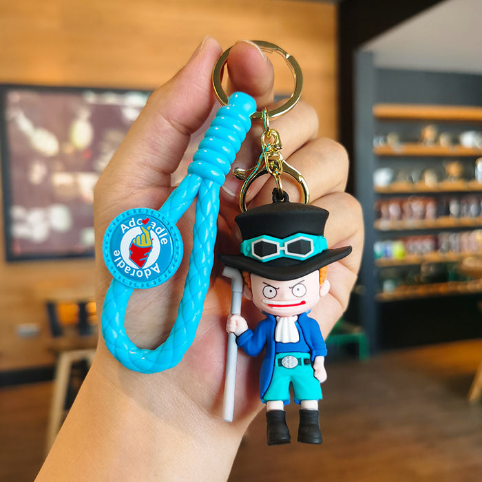 Wholesale Cartoon Doll Rubber Keychain JDC-KC-Tingm011