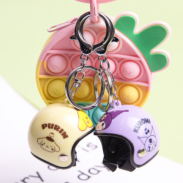 Wholesale Cute Cartoon ABS Keychain(S)JDC-KC-BaiS012