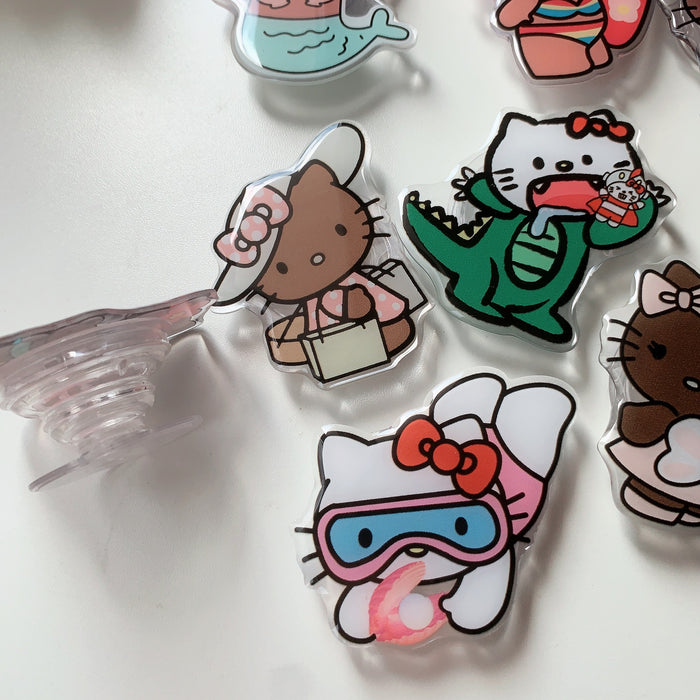 Wholesale Cute Cat Phone Airbag Stand 3m phone holder Grips