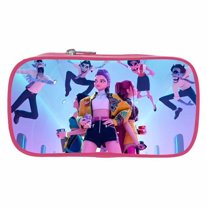 Wholesale DIY Elementary School Student Stationery Bag Pencil Case Pink Pen Bag