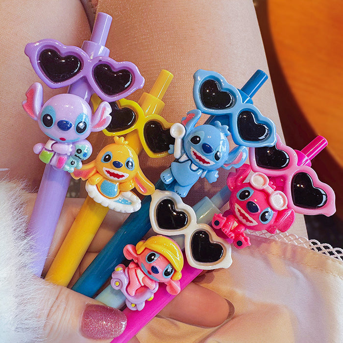 Wholesale Creative personality cartoon animal press gel pen
