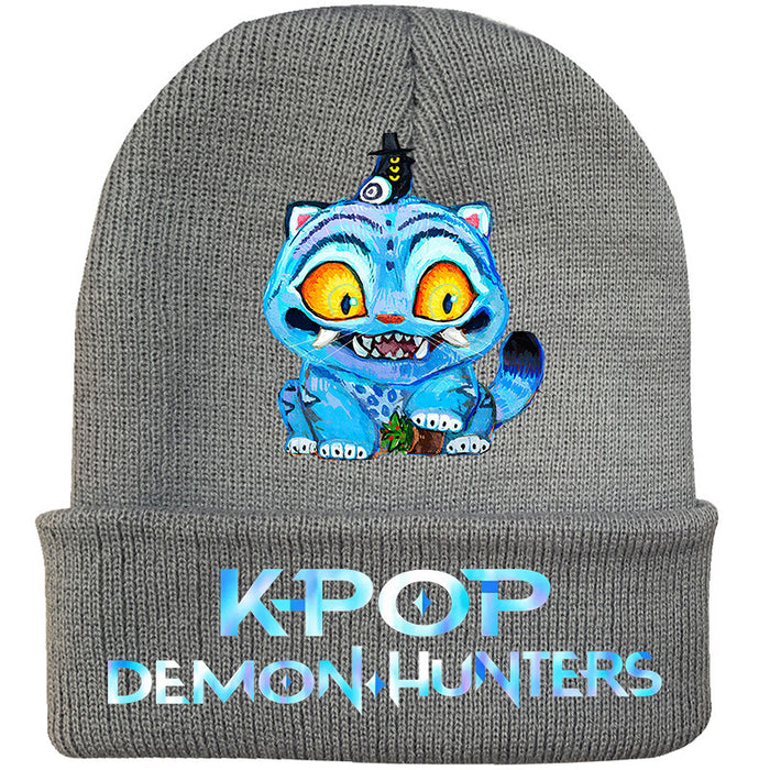 Wholesale Couple' s knitted hat autumn and winter fleece hat outdoor warmth wool hat