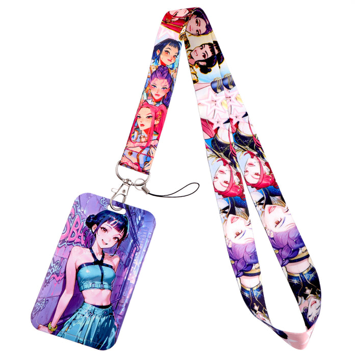 Wholesale Kpop Team Mobile Phone Lanyard Keychain and Card Holder