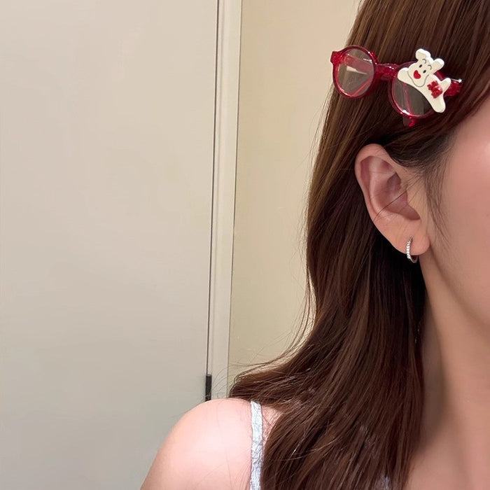 Wholesale Full Diamond Bow Hair Clipsfor Women
