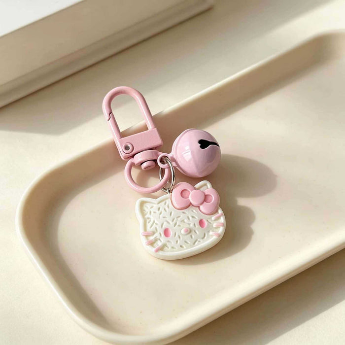 Wholesale Resin Cute Cartoon Cat Keychain Chic Bag Charm And Car Key Accessory Gift For Bestie
