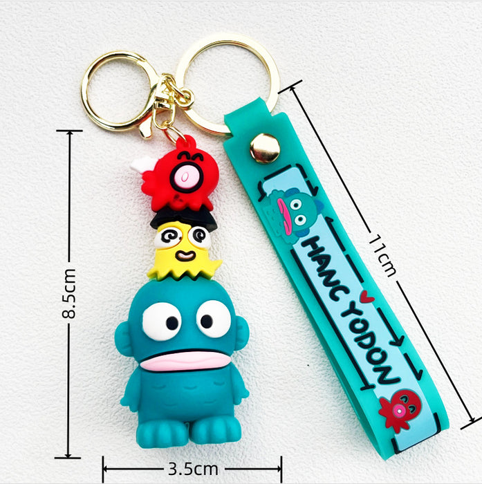Wholesale Clown fish PVC key chain cute couple doll car key chain bag pendant