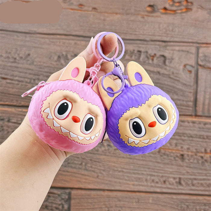 Wholesale Coin Purse Keychain Cartoon Doll Keychain Couple Student Bag  Pendant