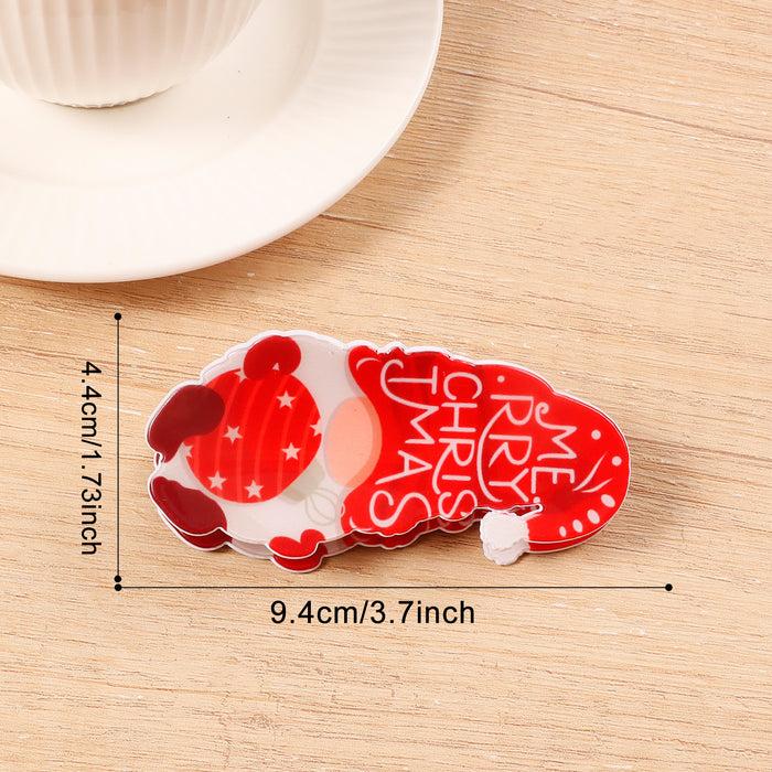 Wholesale Ornaments Cross-border Christmas Cartoon Clip Star Pattern