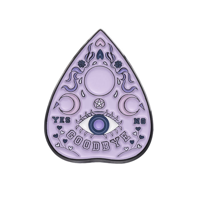 Wholesale Zinc Alloy Purple Romantic Brooch Set Dreamy Design Fashion Accessory
