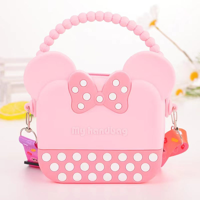 Wholesale Anime Cartoon Silicone Kids Handbag Crossbody Bag Trendy Gift Accessory