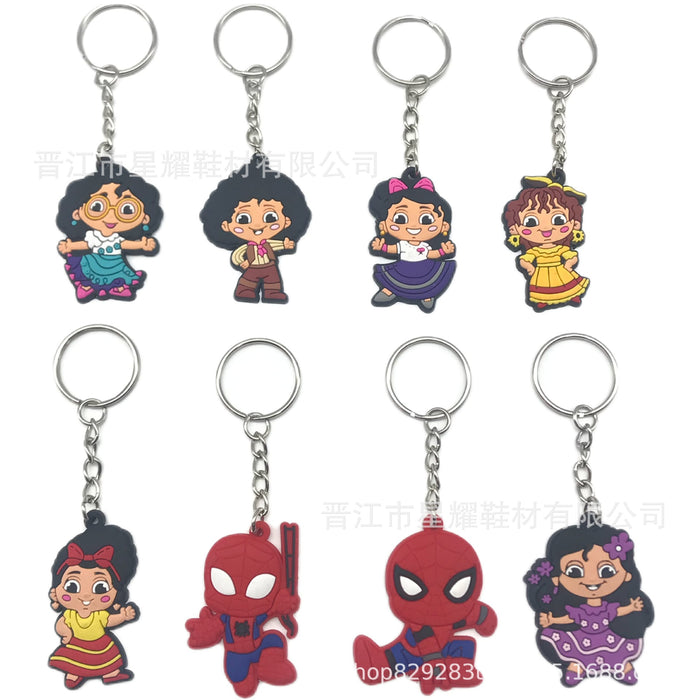 Wholesale 10PCS Cute Cartoon PVC Keychain JDC-KC-XingY007