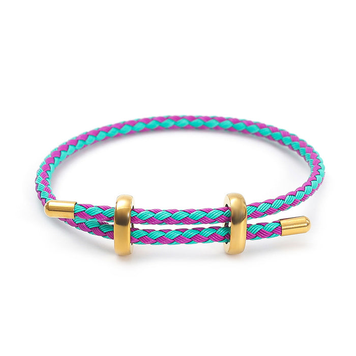 Wholesale 8-Shaped Buckle Wire Rope Bracelet