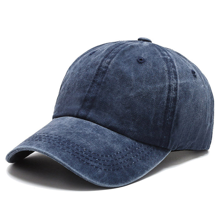Wholesale Washed hat, vintage baseball cap, outdoor sun shading duckbill cap