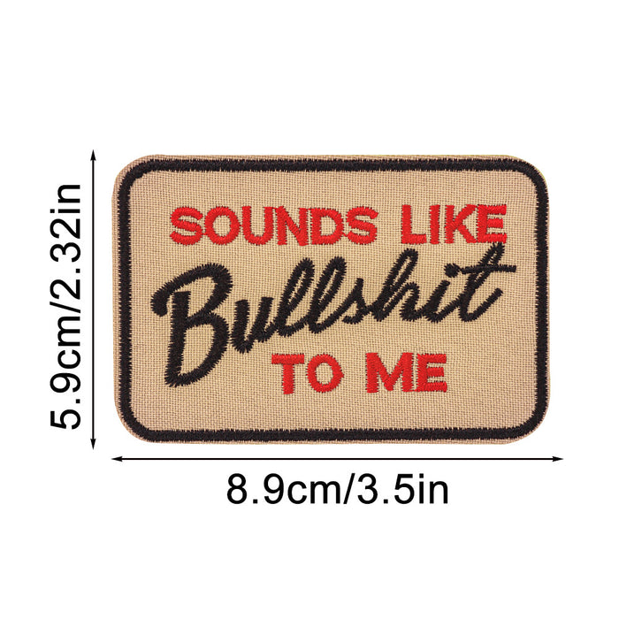 Wholesale English Letter Embroidery DIY Patches