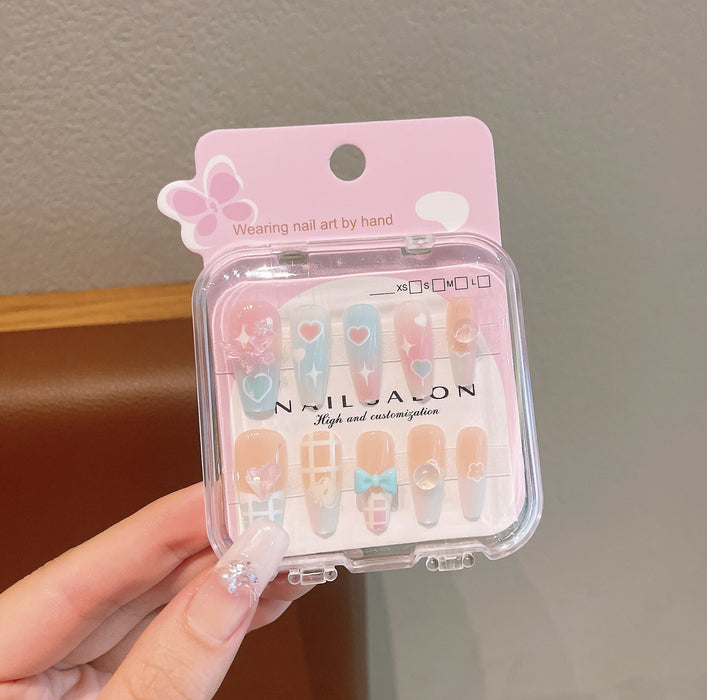 Wholesale children Long cartoon nail art