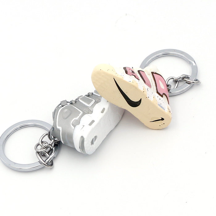 Wholesale PVC Basketball Shoe Model Keychain JDC-KC-QLPing010